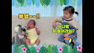 [육아브이로그] 첫번째 협찬 머미쿨쿨 I 아기 둘과 함께하는 일상💕