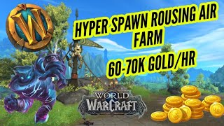 HYPER SPAWN LOCATION & ROUSING AIR GOLD FARM (NEW!) | World of Warcraft Dragonflight