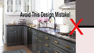 STOP Doing This To Your Painted Cabinets | A Common Design Mistake