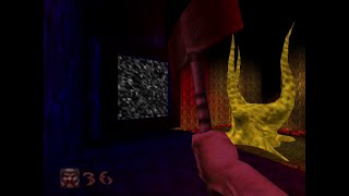 Quake (N64) "Shub Niggurath Boss Fight"