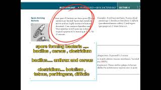 spore forming bacteria page 129| microbiology lectures|Fcps part-1 preparation forum