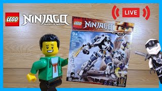 🔴 Lego Ninjago Legacy Zane's Titan Mech Build & Chat!