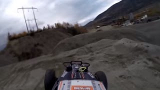 HPI Apache C1 Flux Lillehammer Norway   learning to jump   sandpit