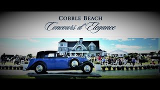 COBBLE BEACH CONCOURS D'ELEGANCE CAR SHOW 2019