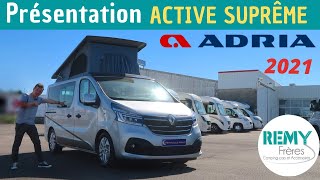 Le DERNIER DISPO ! Présentation du VAN ADRIA active SUPREME 2021 *Instant Camping-Car*