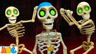 💀Five Spooky Skeletons Couldn't Stop Dancing +😨More Scary Midnight Bus Ride by All Babies Channel