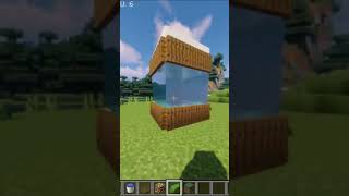 how to make aqarium in minecraft by rp legend op #minecraft #gaming #op #shorts #subscribe #share