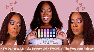 wow! 🤯 let's try on the new @danessamyricksbeauty Lightwork VI The Freedom Eyeshadow Palette