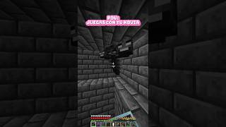 MI NOVIA HACE UNA BASE SECRETA… #minecraft #ahorts #gaming