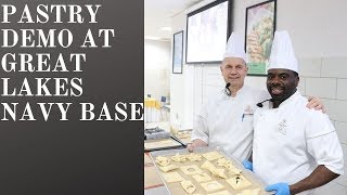 Pastry Demonstration at Navy Base Great Lakes