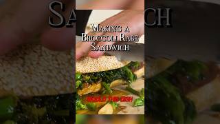 Would you order this sandwich?•••#italianfood #italiansandwich #broccolirecipes #funnycookingshow