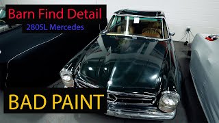 280SL First Detail in 30 YEARS - Barn Find #detailing #howto