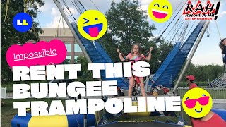 Jump On This Bungee Trampoline - You Can Rent It For Your Next Party!