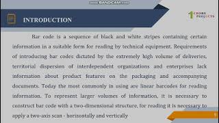 System of detection and scanning bar codes from Raspberry Pi web camera