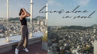 living alone in seoul | seongsu cafe hopping, exploring itaewon, hannam, yeonnam, hongdae rooftops