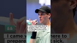 Jannik Sinner will miss the Paris Masters with a virus 🦠😳 #janniksinner