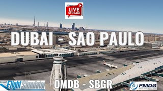 DUBAI - SAO PAULO | EMIRATES Flt# UAE261|GCC Virtual Airlines Real Flt Schedule | ANOTHER ATTEMPT