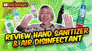 REVIEW HAND SANITIZER DAN AIR DISINFECTANT ( ESKULIN, LITTLE TREE, DETTOL, DR.HYGINE & EAGLE)