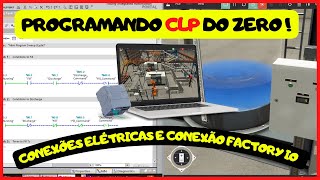 PROGRAMANADO CLP DO ZERO| Conexões Elétricas do CLP e Conexão do PLCSim com o Factory IO #91