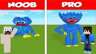 NOOB VS PRO HUGGY WUGGY A MINECRAFTBAN!