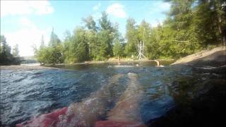 Rock slide near Horseshoe Lake