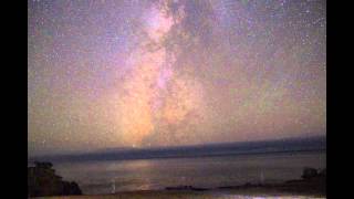 Timelapse of Persied Meteor Shower: Santa Cruz, CA