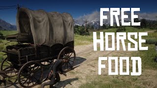 If you rob certain wagons in Red Dead Redemption 2, you will get a bunch of free horse food