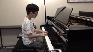 Parker Wolf (age 9) - Dmitri Kabalevsky, Sonatina, Op. 13, no.1 (complete)