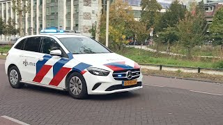 (100 abbonees!!) 2x politie B-klasse met spoed door Utrecht