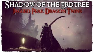 ELDEN RING NG+9 SHADOW OF THE ERDTREE DLC BOSS FIGHT- Jagged Peak Drake Dragon