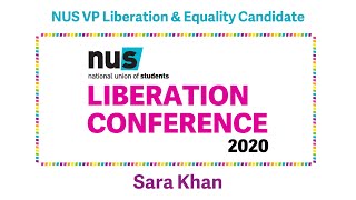 Liberation Conference Candidate Speech - Sara Khan