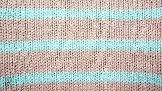 How to Knit STRIPES in a Flat Panel on your Addi Knitting Machine | Yay For Yarn