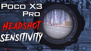 ⚡POCO X3 PRO BGMI  Best Sensitivity | Auto Headshots | Best Gyro Sensitivity