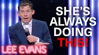 Lee's Wife Is At War With Clothes | Lee Evans