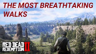 20 Relaxing Walks in RDR2 | Ultra Max Graphics Settings