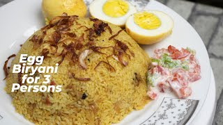 Egg Biriyani for Beginners | अंडा दुम बिरयानी | Egg Dum Biryani | Anda Biryani | Biriyani | বিরিয়ানি