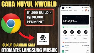 💵51.000 BUILD PERMENIT!! TRIK TERCEPAT NUYUL SALDO BUILD DI X WORLD GAME PENGHASIL UANG TERBARU 2024