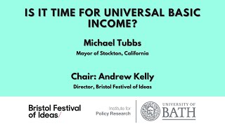 Michael Tubbs: Is It Time for Universal Basic Income?