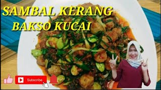 Resep sambal kerang baso kucai || masakan sederhana