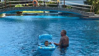 Our Morning Swim at The Palm Wongamat Beach | Pattaya Thailand | Dalia in Australia