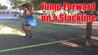 Slackline Tutorial: How to Jump Forward on a Slackline