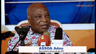 Crise en Côte d'Ivoire : Conférence de presse de ASSOA Adou du 20 octobre 2020