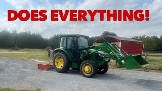 John Deere 5075E does everything!