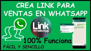 ✅💥🔥 Como CREAR un Link de VENTAS DE WHATSAPP MARKETING  en PERÜ | Como hacer Link de Whatsapp Ventas