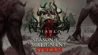 🔴Barbarian Smashes Lilith's Corruption!-Diablo IV Season of the Malignant Stream!