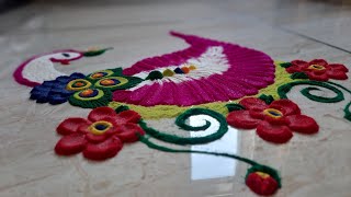 Diwali festival Rangoli 2022 I New Simple Diwali Rangoli I Sanshri Rangoli I