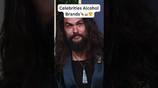 Celebrity alcohol brands including Jason Momoa Vodka #jasonmamoa #vodka #celebrity