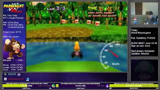 Mario Kart 64 - World Record on D.K.'s Jungle Parkway - 42"02 (NTSC: 34"95) by Matthias Rustemeyer