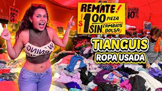 Tianguis de ropa económica en Ciudad de México!! 😮