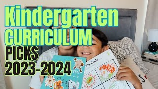 KINDERGARTEN CURRICULUM PICKS 2023-2024